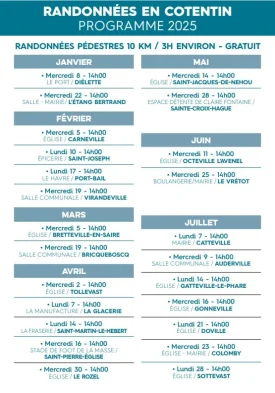 Programme randonnées 2025