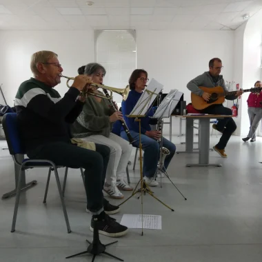 Les musiciens, l’âme sonore du spectacle