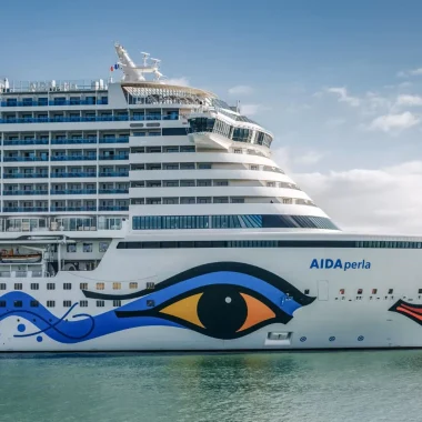 Escale inaugurale de l&rsquo;AIDAperla, lundi 23 mars 2026